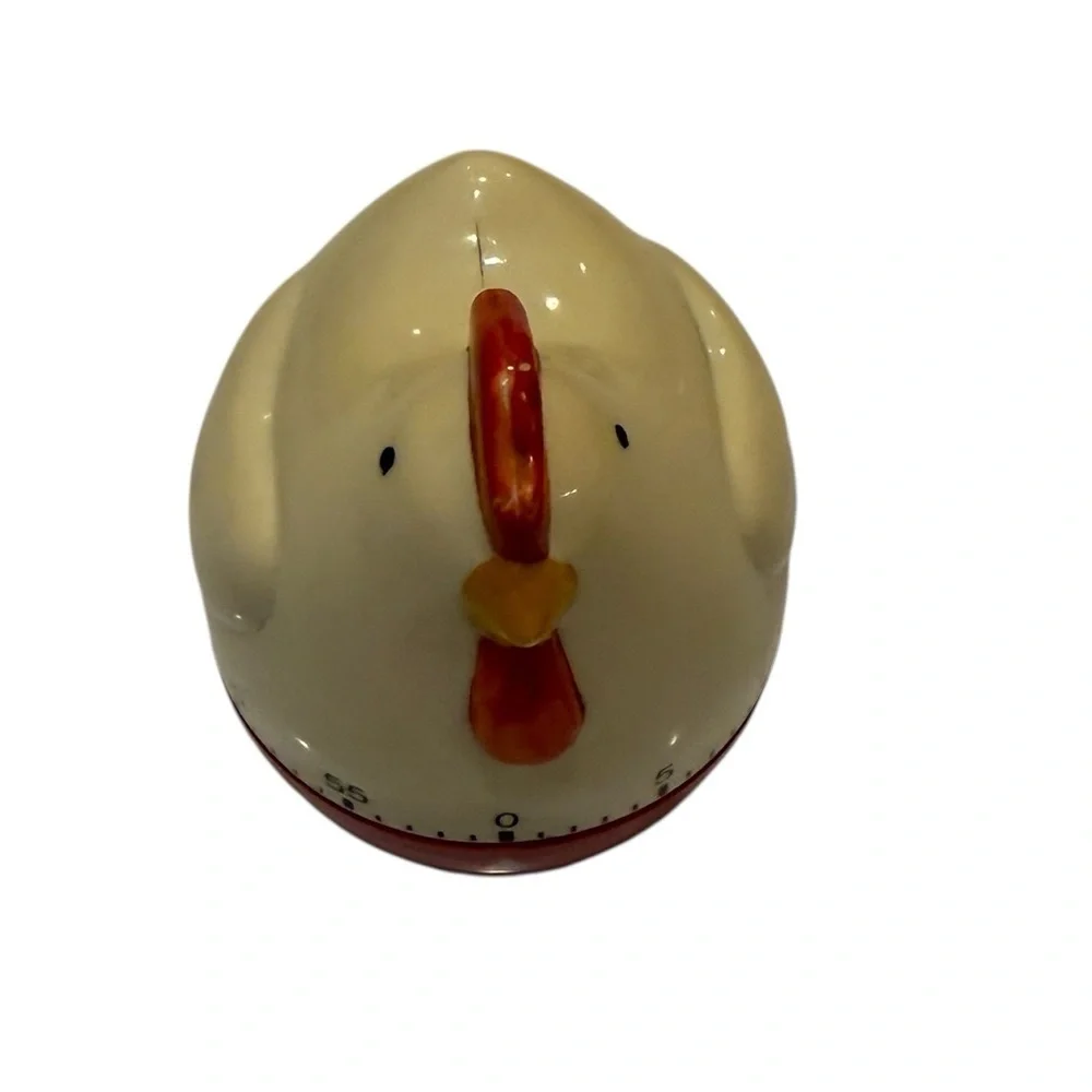 Chicken VTG. Kitchen Timer Mechanical 60 Minute Wind Up Farmhouse Decor (Broken)